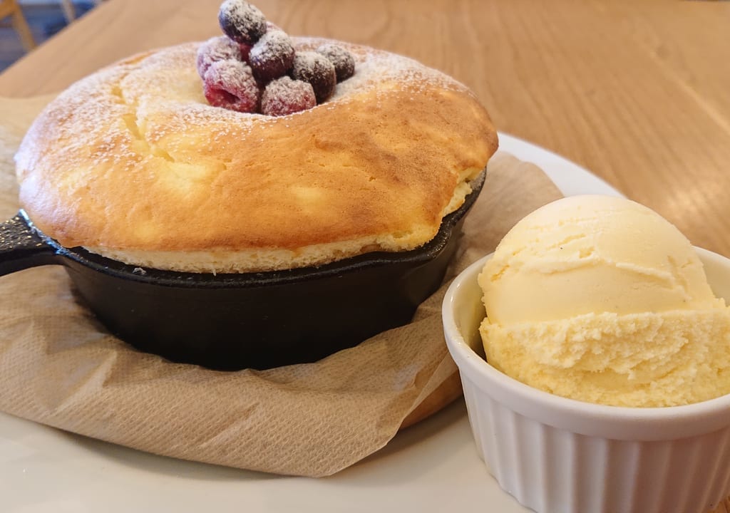 スフレチーズパンケーキ