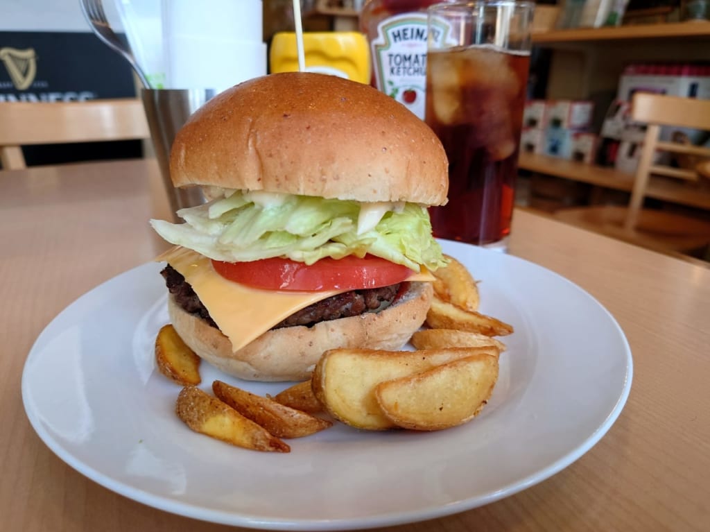 チェダーチーズバーガー