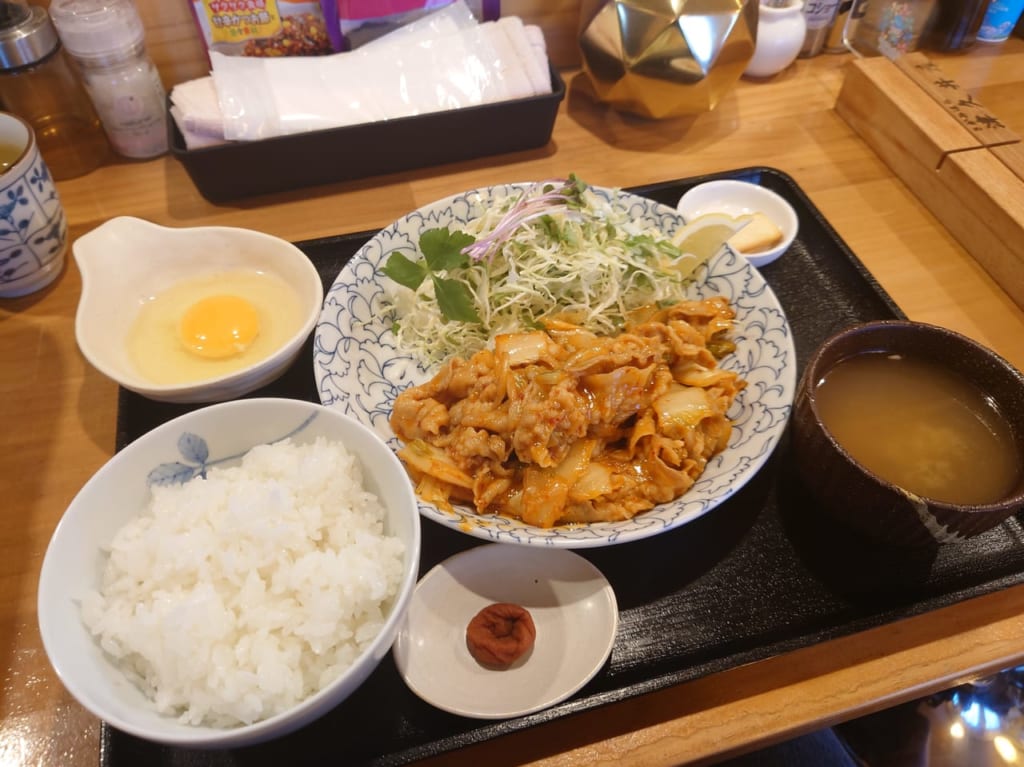 豚キムチ定食