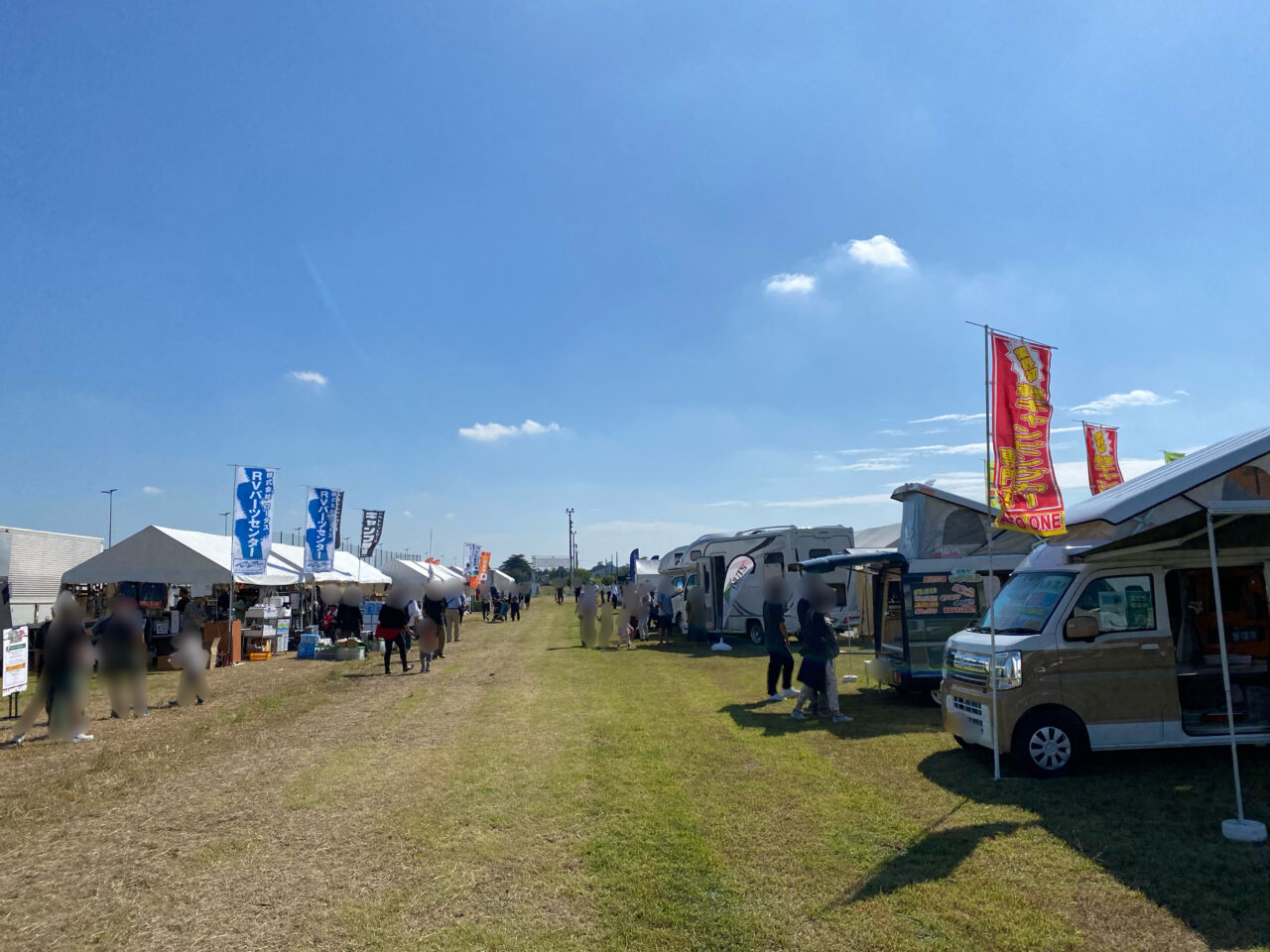 キャンピングカー×防災フェスタ2024in相模原が相模原駅北口特設会場にて開催中