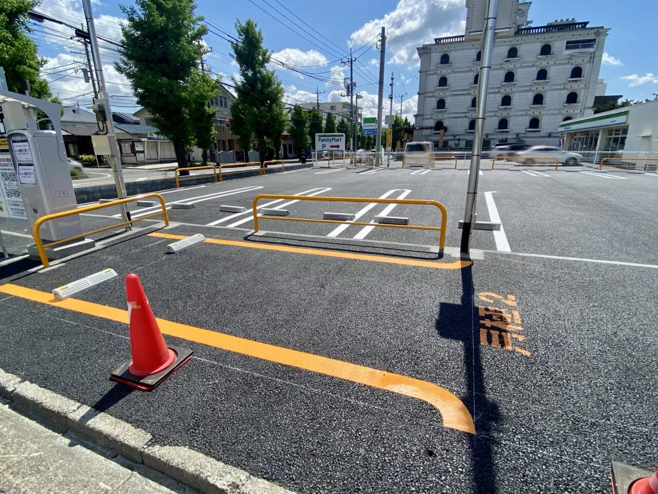 【相模原市中央区】中央5丁目にあった「相模原調理師専門学校」の建物が解体され駐車場になっていました