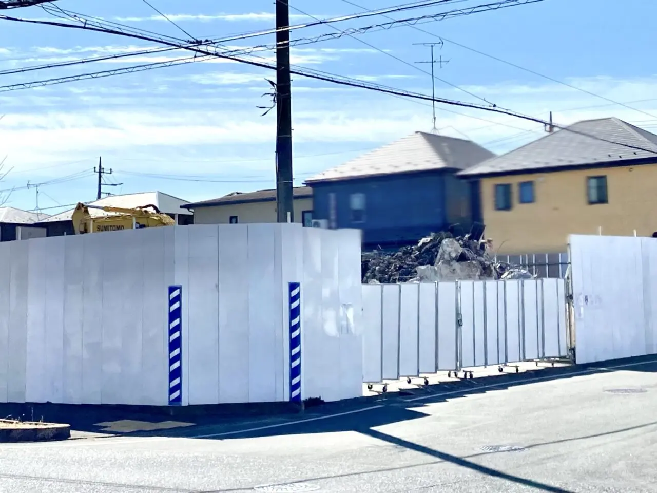 【相模原市中央区】中央5丁目にあった「相模原調理師専門学校」の建物が解体され駐車場になっていました