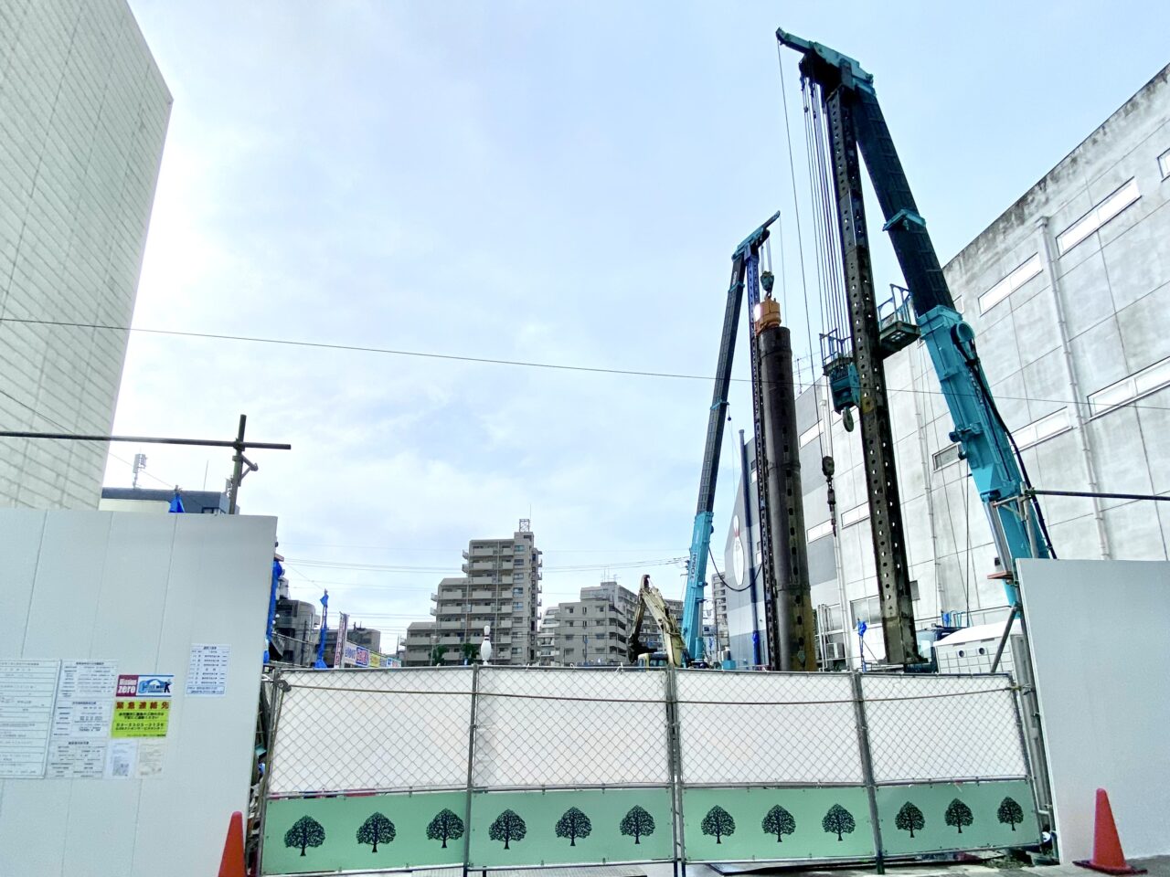 【相模原市中央区】JR相模原駅近く、さがみ夢大通りの各建設予定地で工事が本格的に始まっています