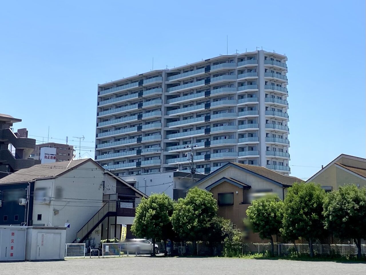 【相模原市中央区】JNファミリー跡地に建設中の「プレシス相模原レジデンス」の養生シートが撤去されマンションの全貌が明らかになりました